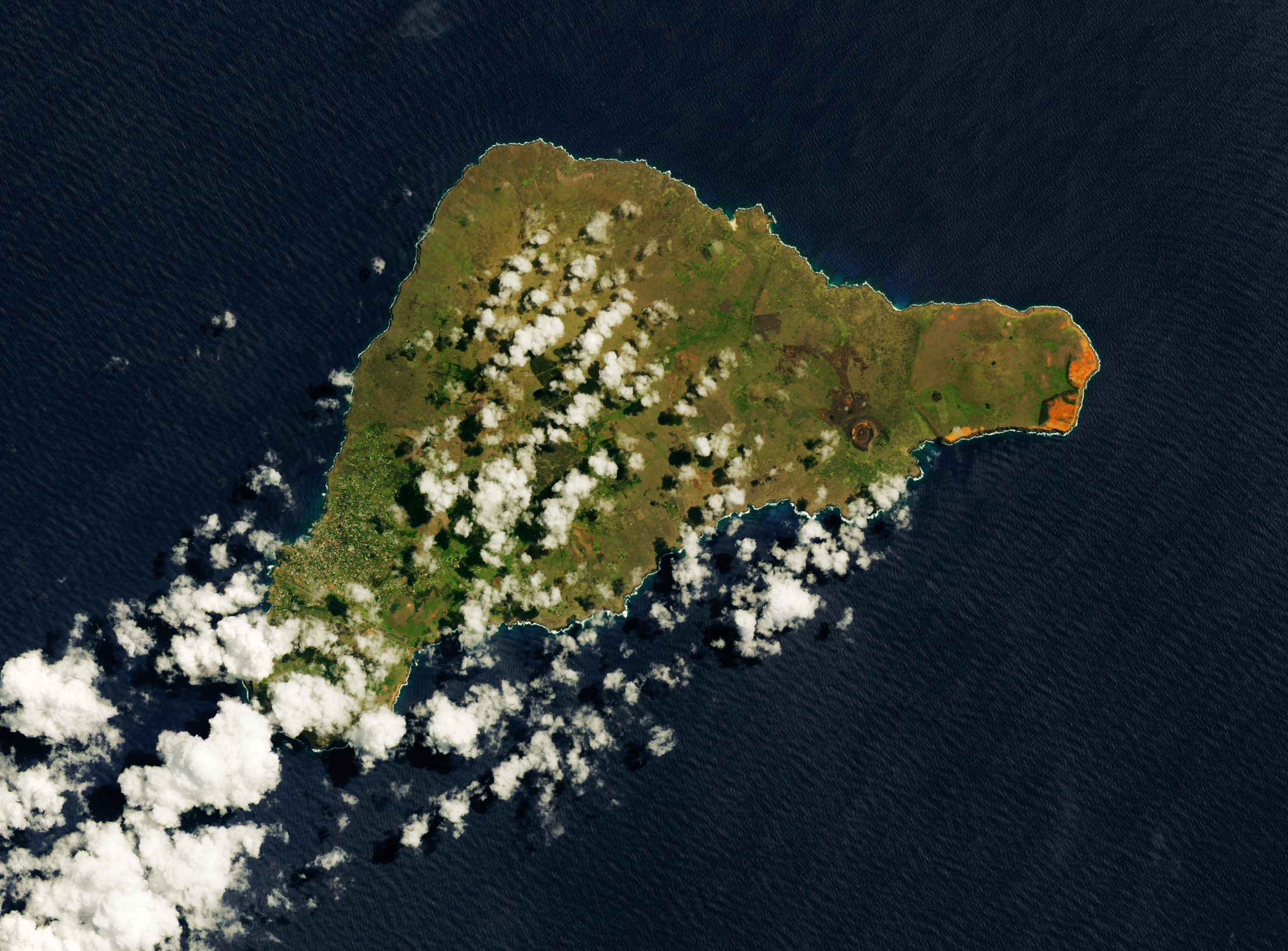 Fire on Easter Island - NASA Science, image size:2208x1630
