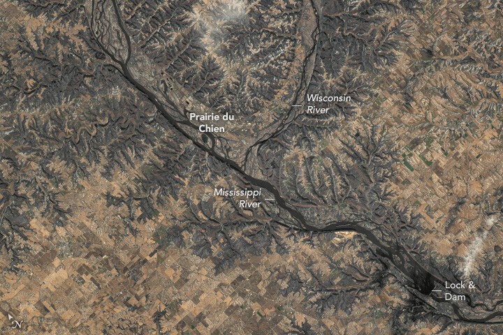 Ridges and Valleys of the Upper Mississippi - NASA Science