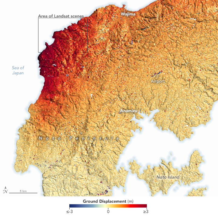 Earthquake Lifts the Noto Peninsula - NASA Science