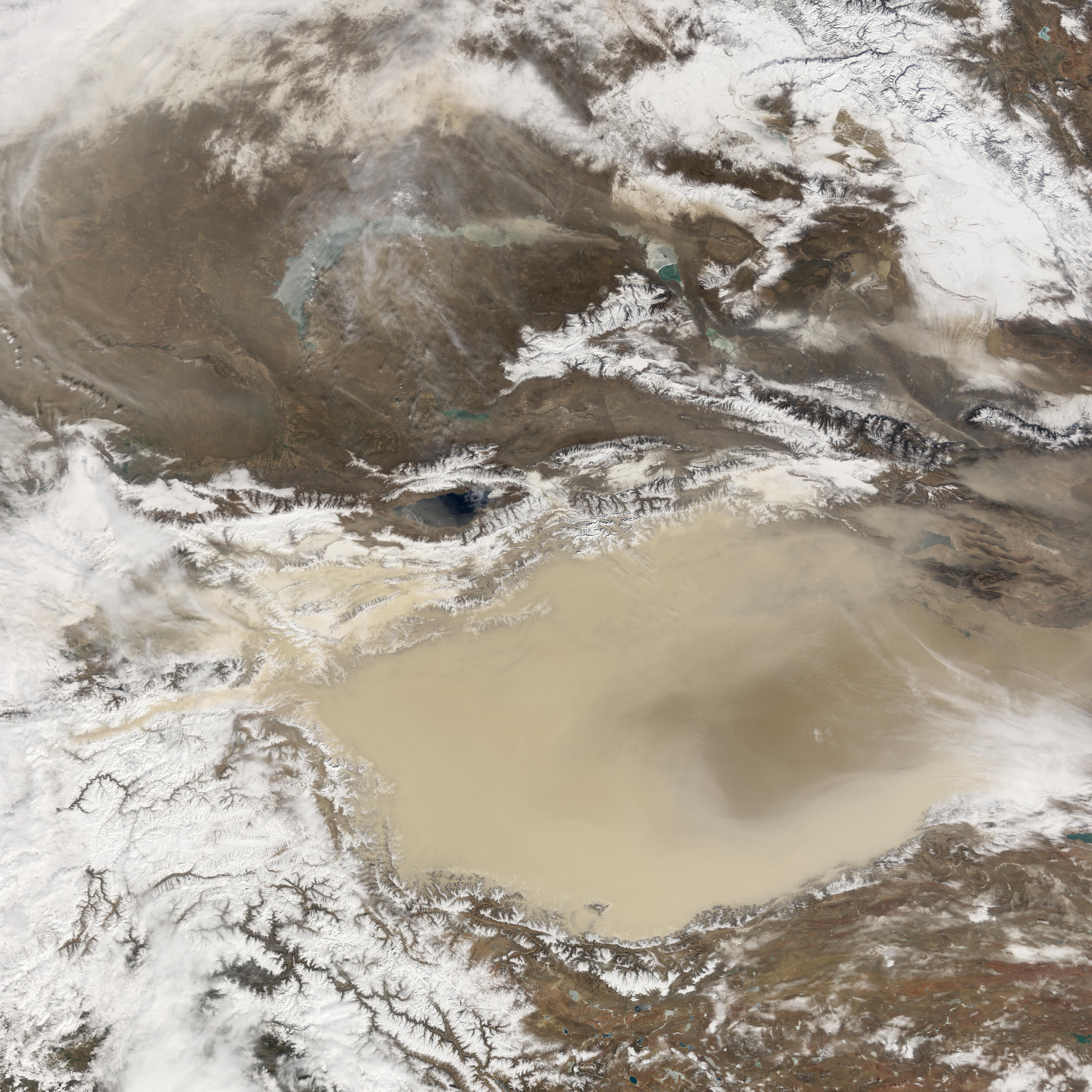 Dust Storm in the Taklimakan Desert - NASA Science