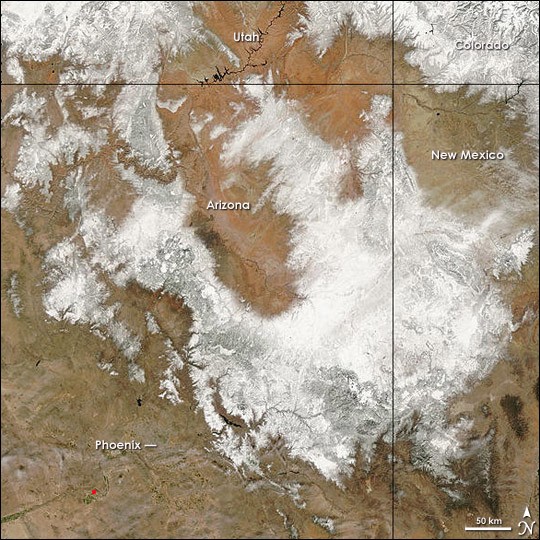 Snow in Arizona - NASA Science