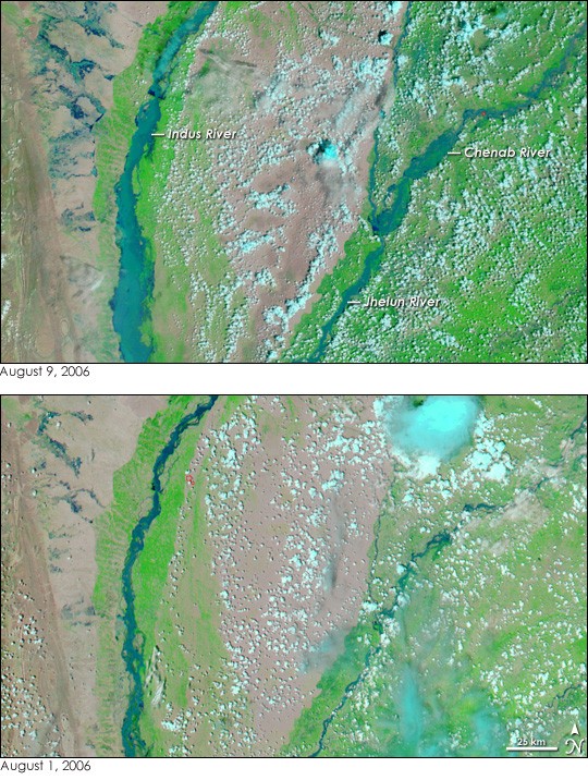 Floods in Pakistan and India - NASA Science