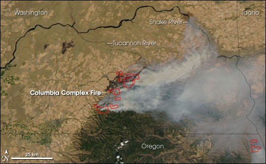 Columbia Complex Fire - NASA Science