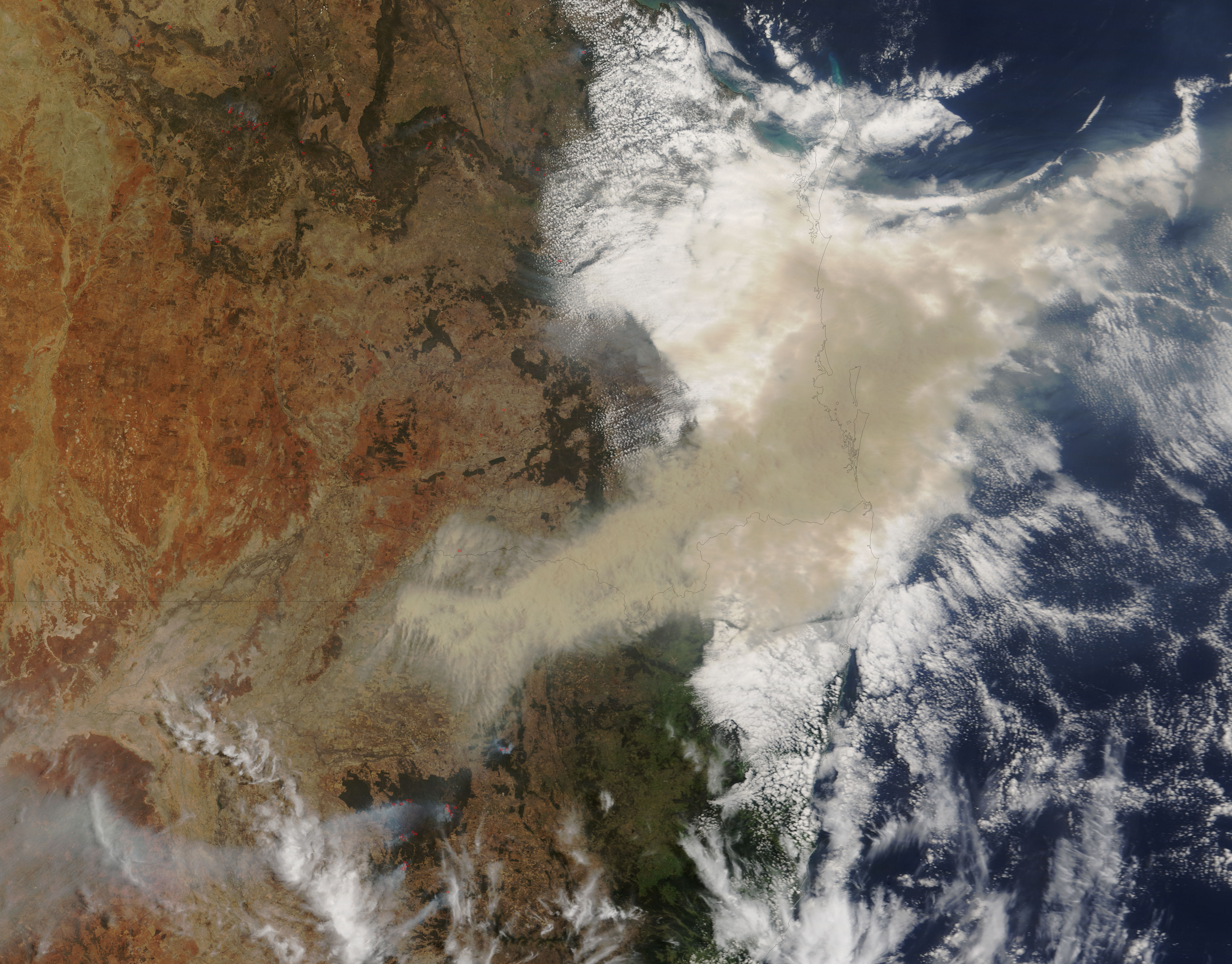 Dust Storm near Brisbane, Australia - NASA Science