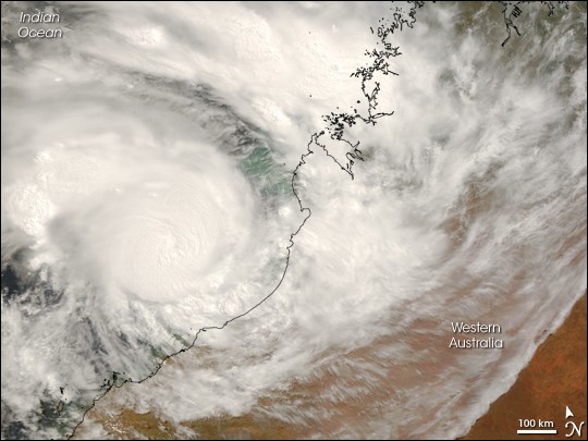 Keystone Cyclone Tropical Cyclone George - NASA Science
