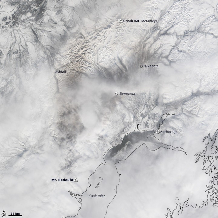 Ashfall from Redoubt Volcano - NASA Science