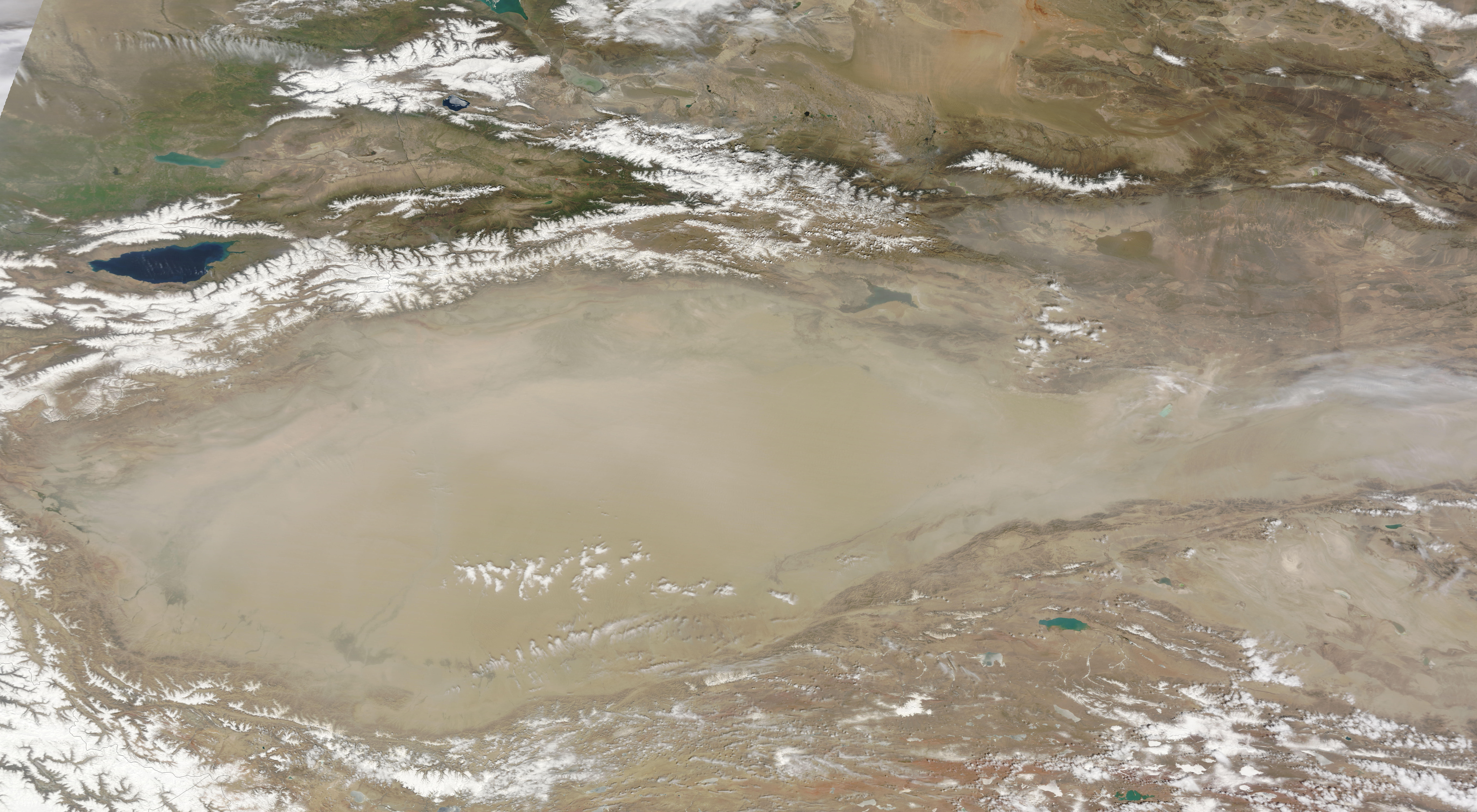 Dust Storm in the Taklimakan Desert - NASA Science