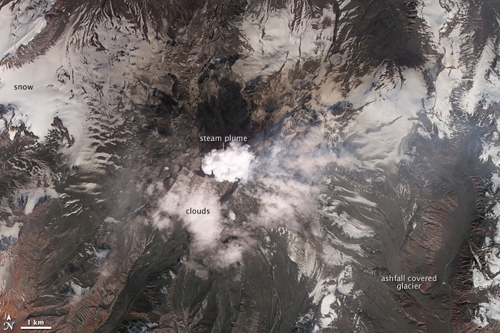 Rotb Volcano Redoubt Volcano Stirs - NASA Science