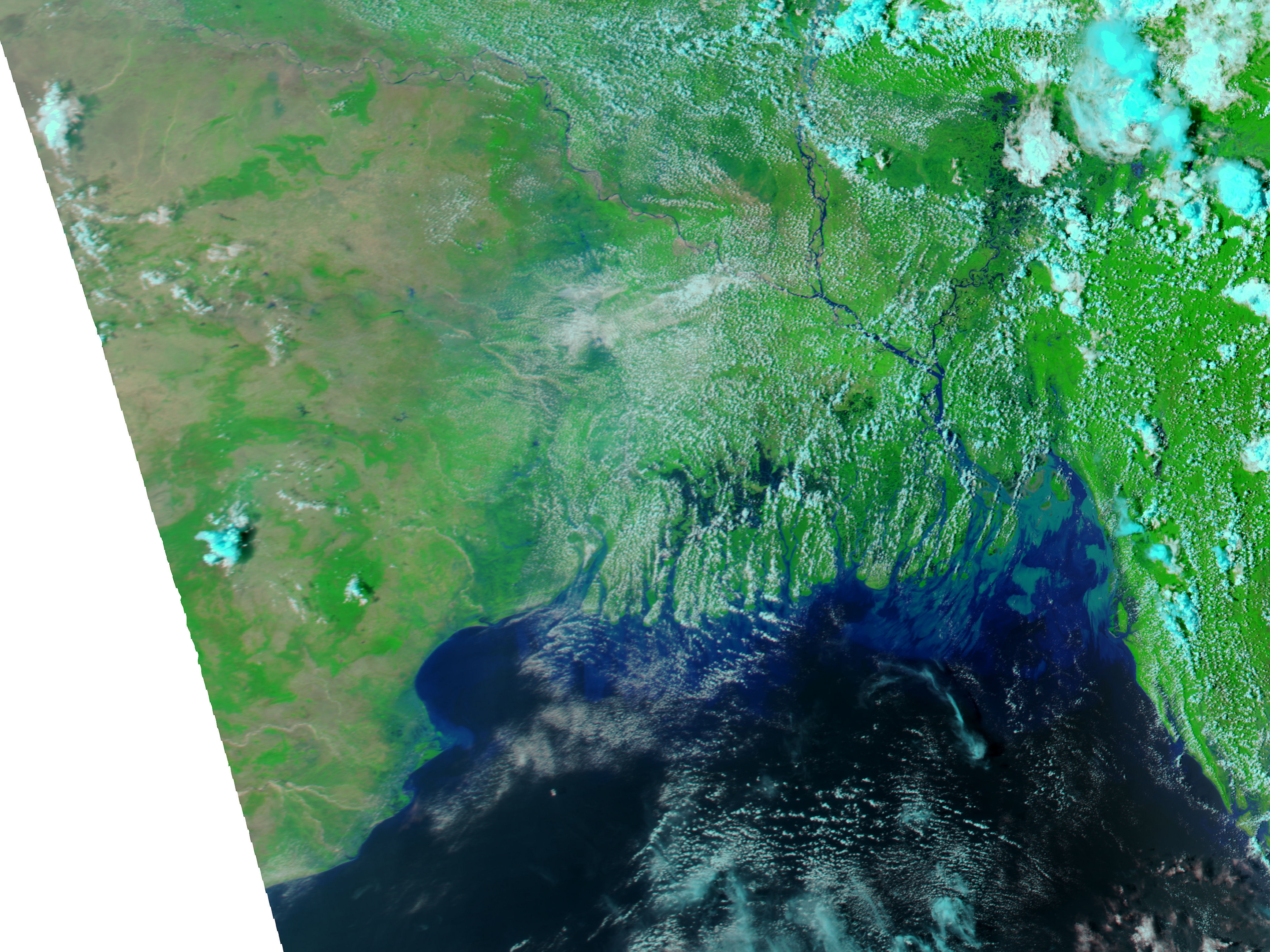 Floods from Cyclone Aila in India and Bangladesh - NASA Science