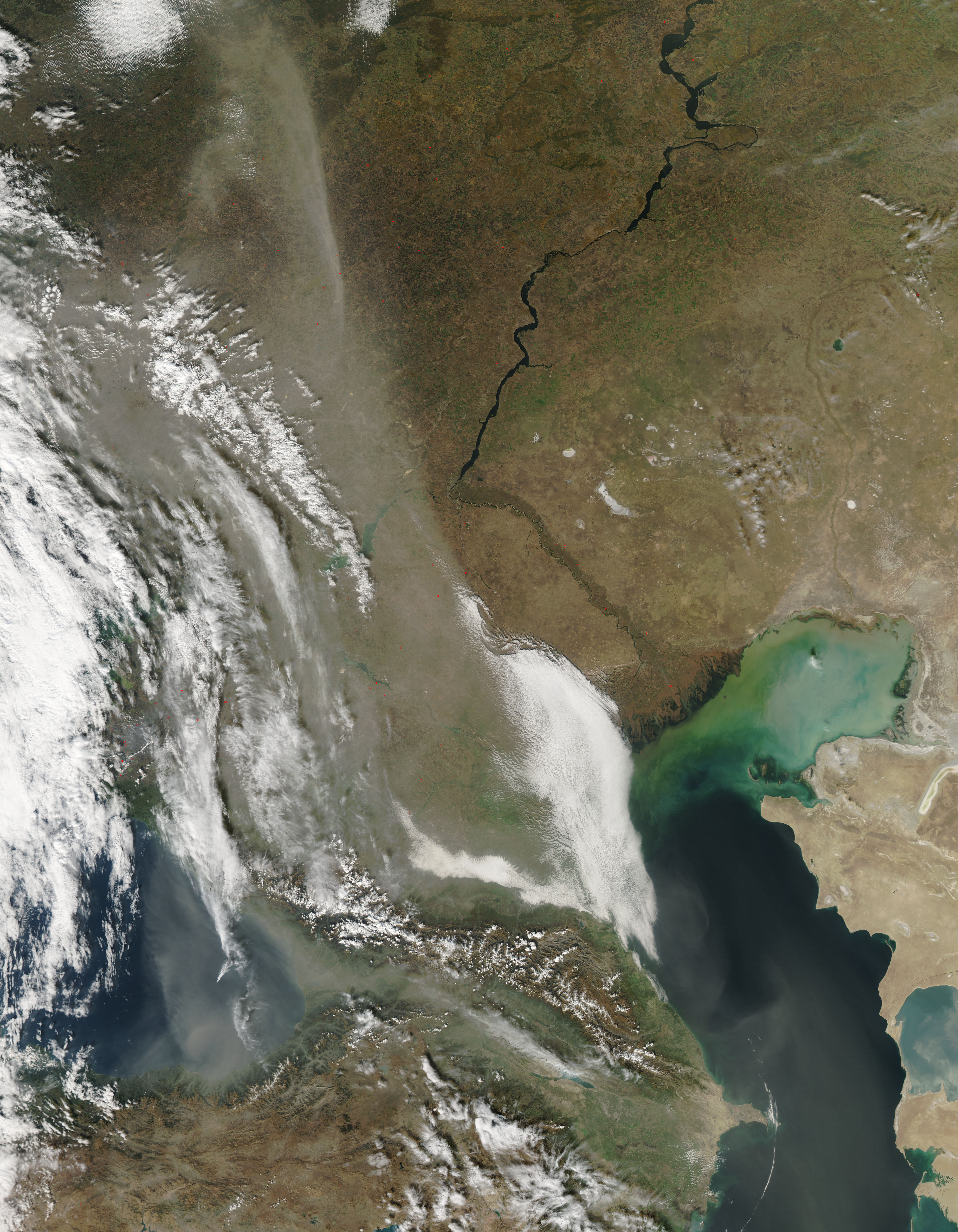 Dust over the Black Sea - NASA Science