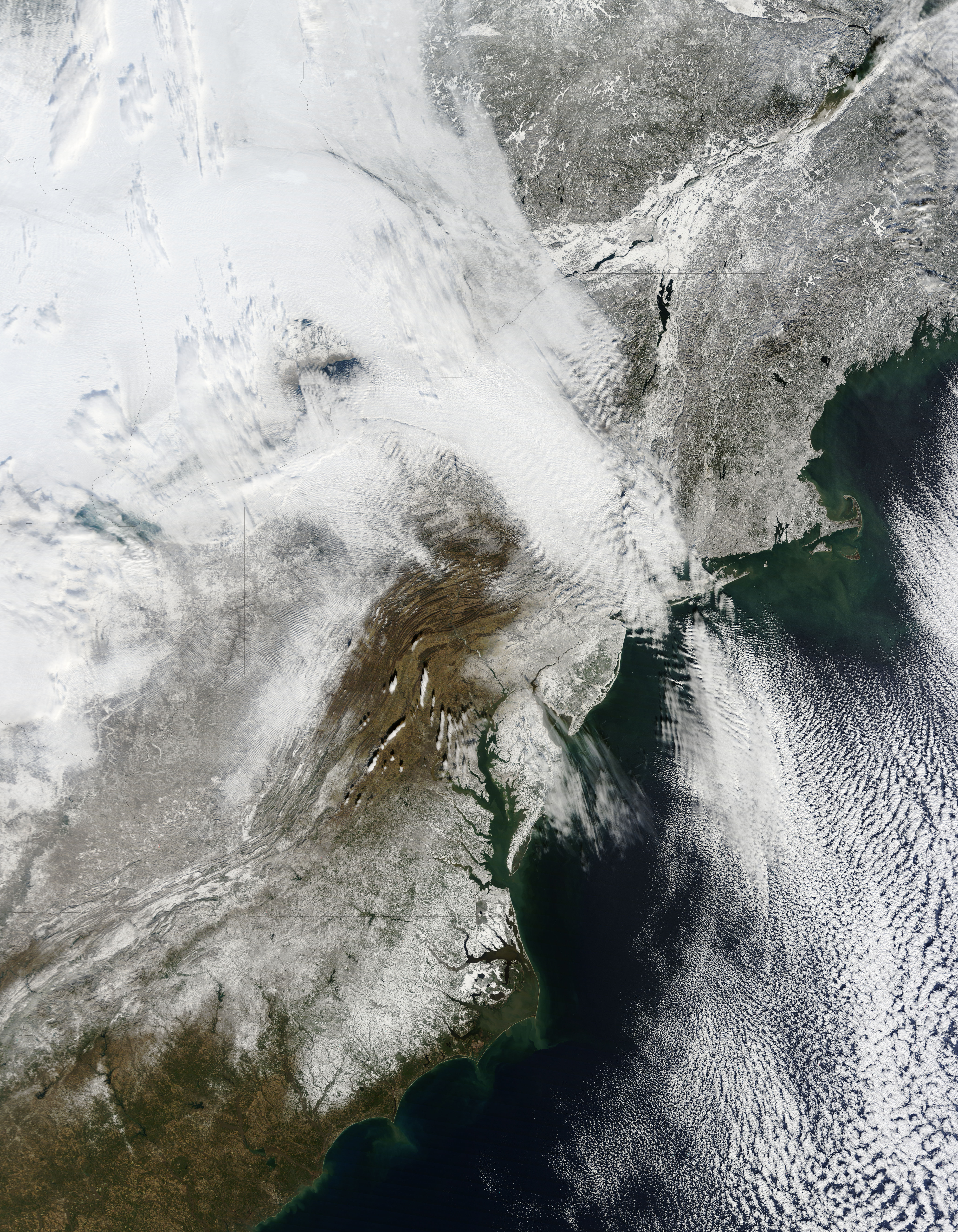 Winter Storm in the Northeastern United States - NASA Science