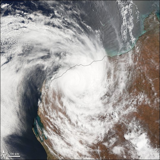 Real Cyclone Video Tropical Cyclone Clare - NASA Science