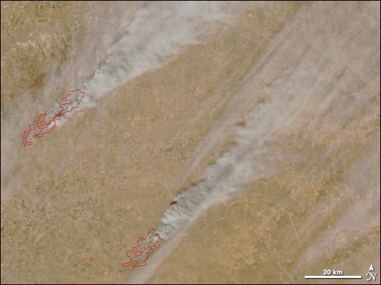 East Amarillo Complex Fires, Texas - NASA Science
