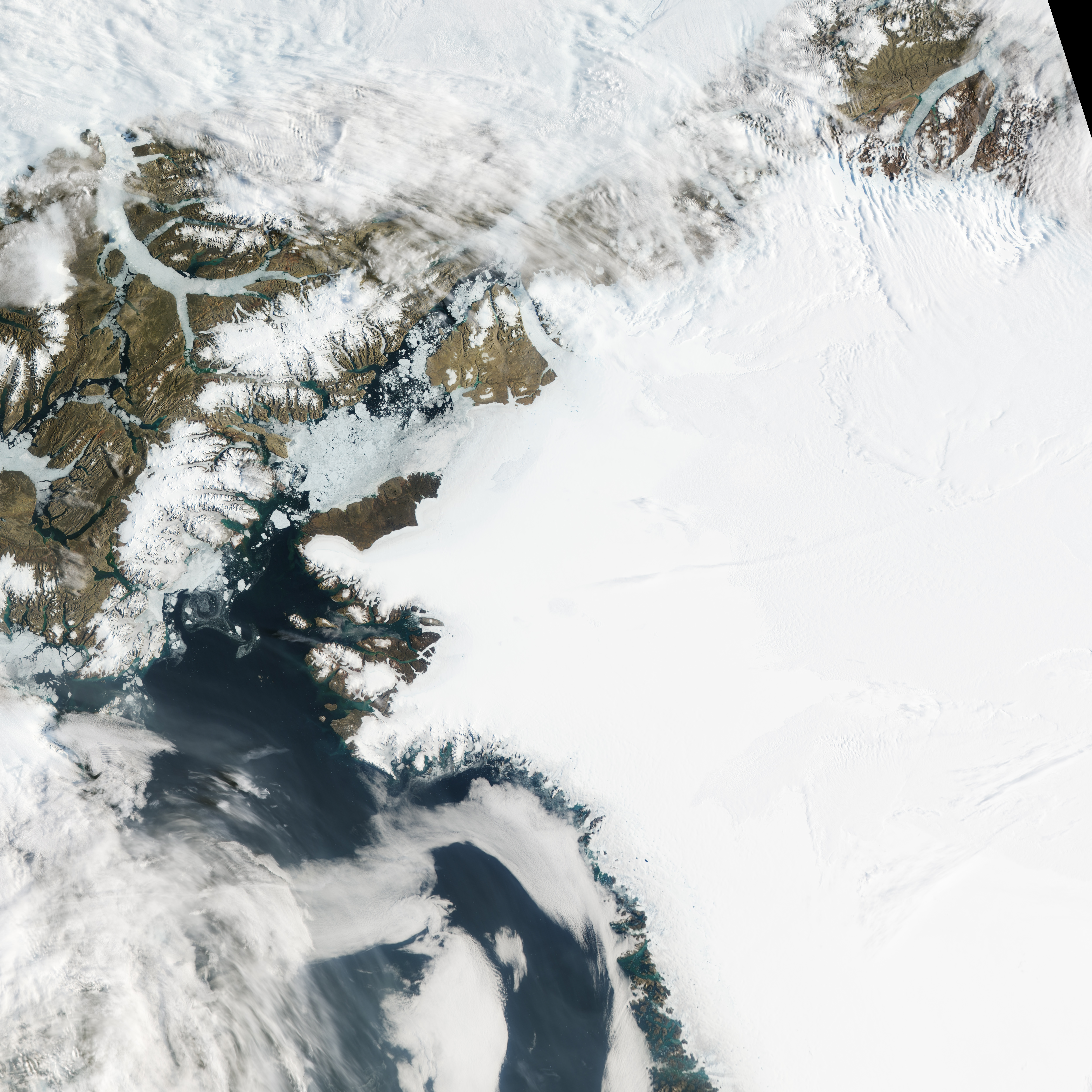 More Ice Breaks off of Petermann Glacier - NASA Science