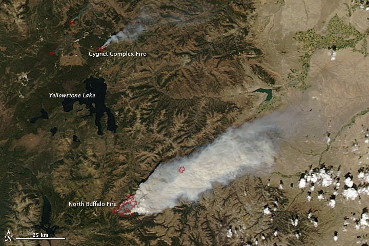 Labonte Fire Wildfires in Northwestern Wyoming - NASA Science