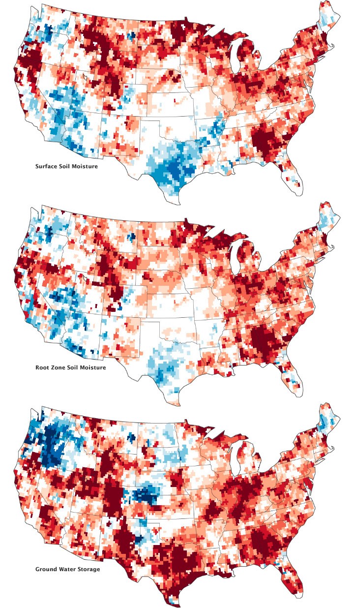 Signs of the U.S. Drought Are Underground - NASA Science