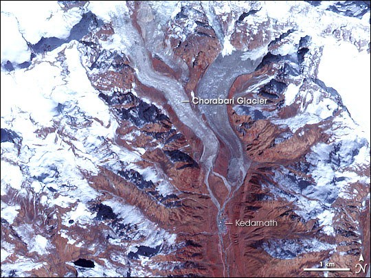 Chorabari Glacier, India - NASA Science