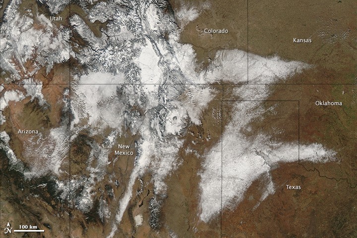 Winter Storm over the United States - NASA Science