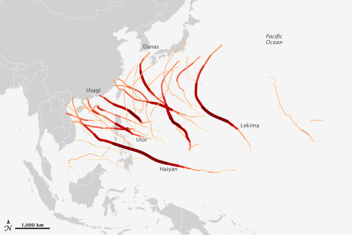 Cyclone Pathways A Tale of Two Cyclone Seasons - NASA Science