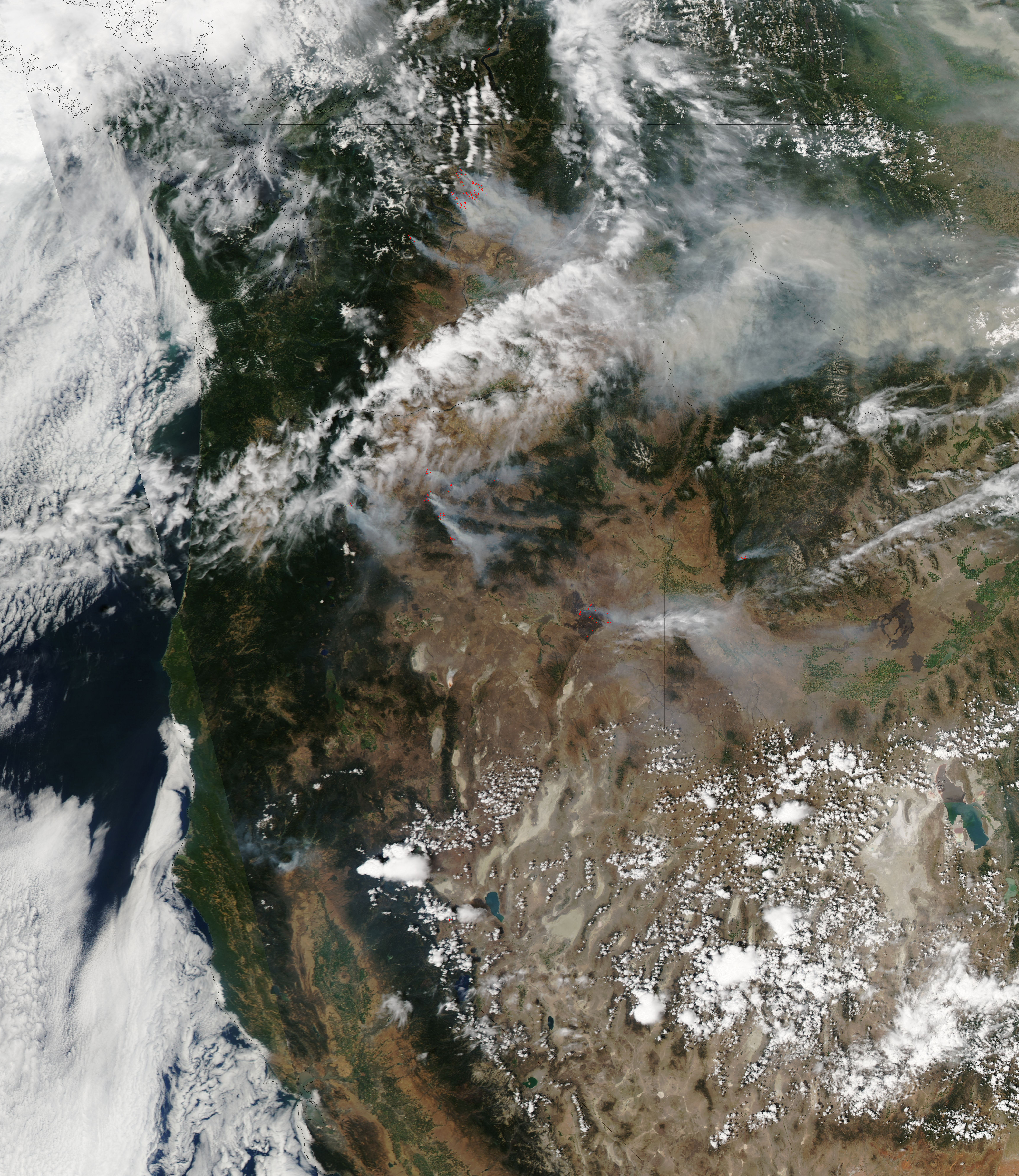 Carlton Complex Fire, Washington - NASA Science