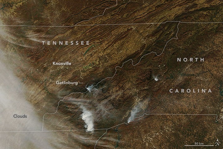 Fires Continue to Rage in the Southeast - NASA Science