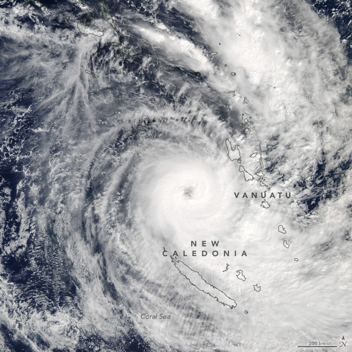 Cyclone Rona Tropical Cyclone Donna - NASA Science