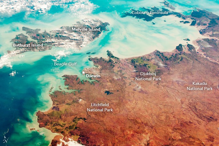 Coastal Beauty in Northern Territory - NASA Science