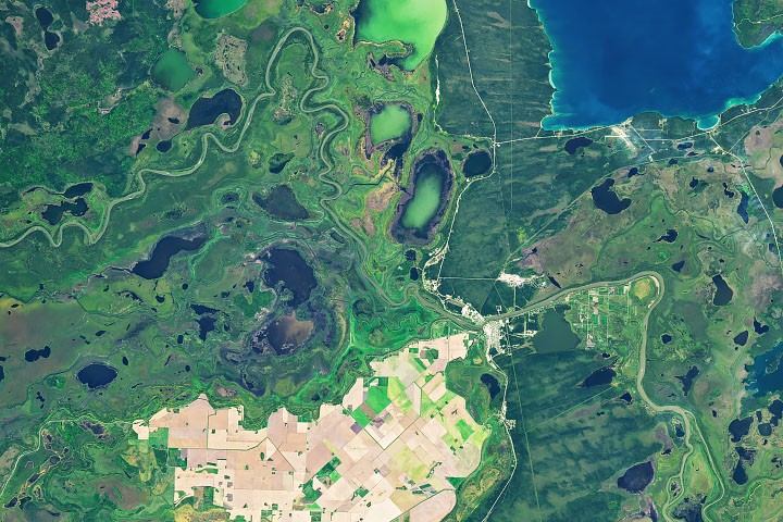 薩斯喀徹溫河三角洲的農業「島嶼」