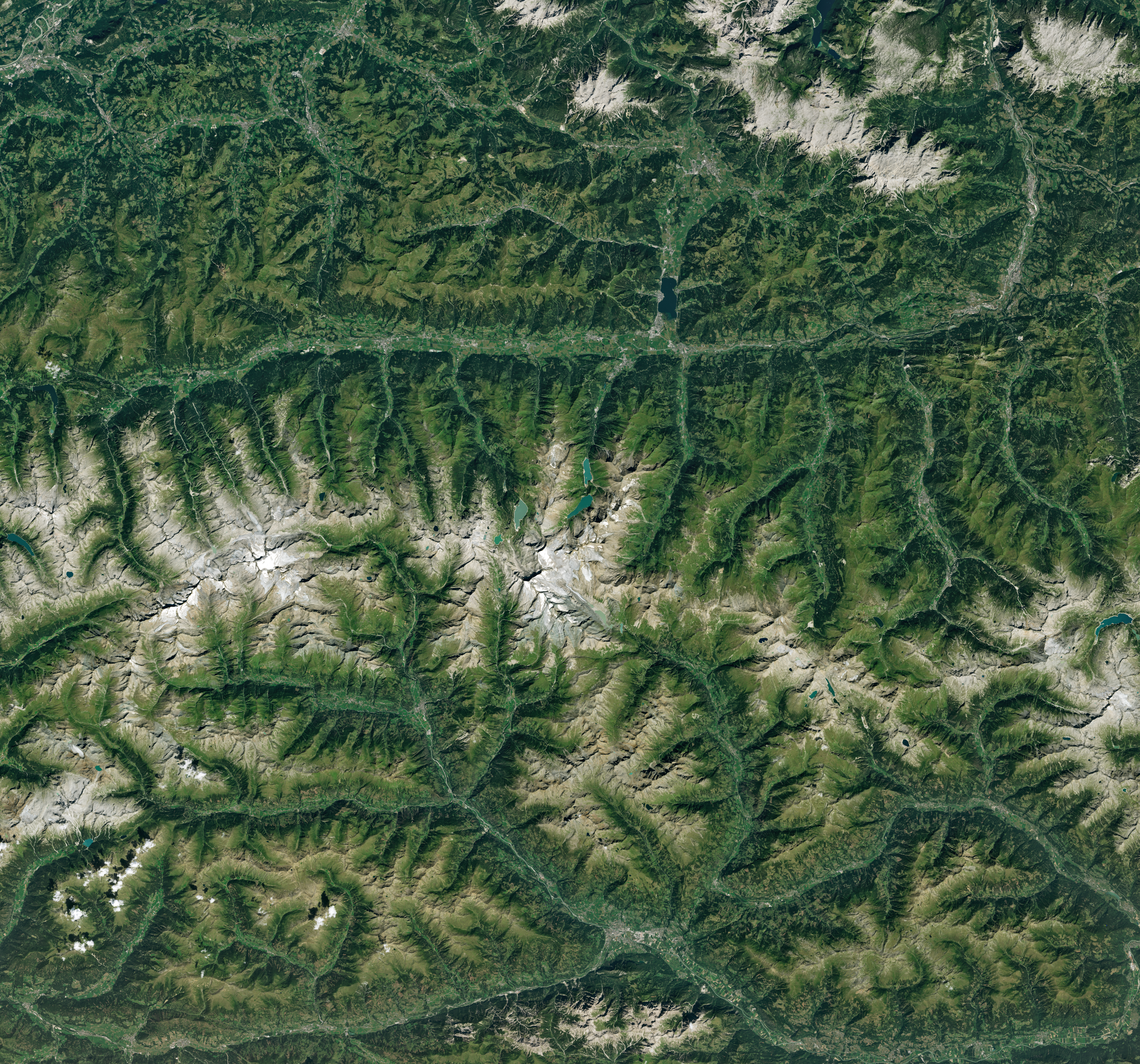 Landsat 9 OLI image of Pasterze Glacier, Austria, 15 August 2026, NASA Earth Observatory / Michala Garrison