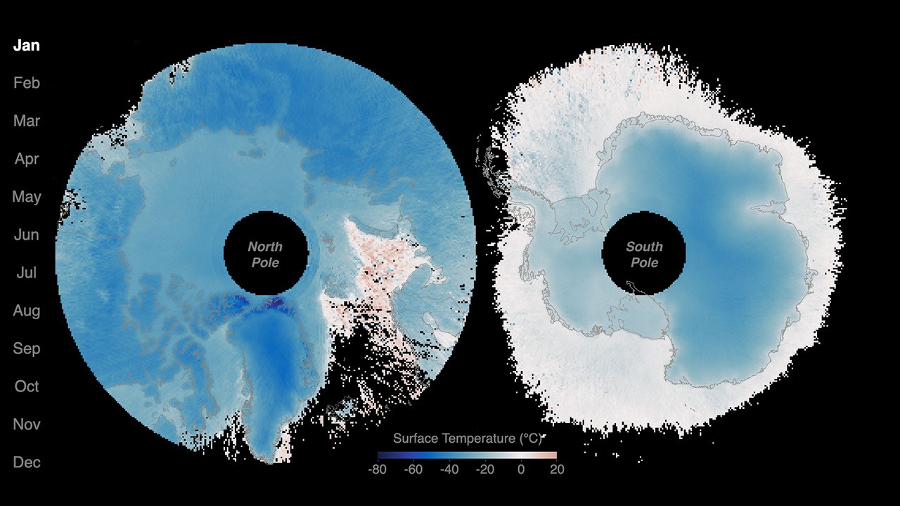 Sensing the Poles’ Hidden Heat – NASA Science