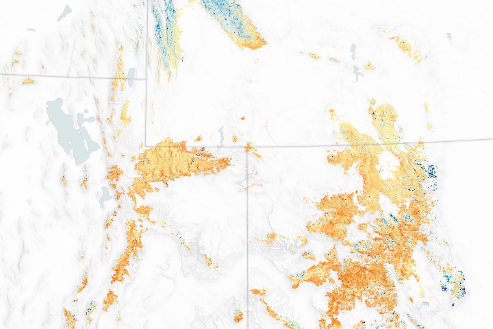 Snow Is Scarce in the Upper Colorado Basin – NASA Science