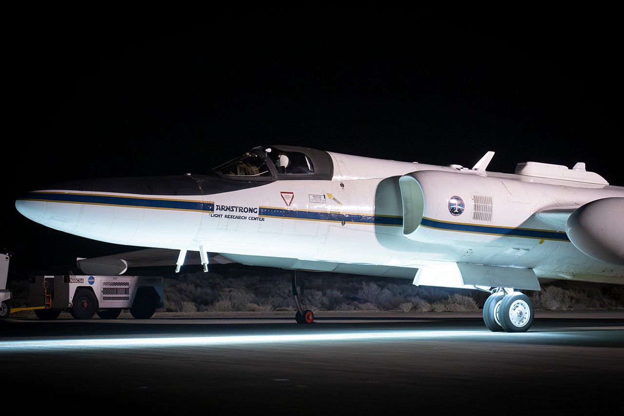 NASA’s ER-2 Aircraft Captures Moonlight to Calibrate Space Sensors