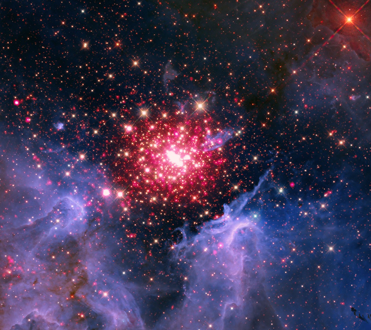NASA’s Chandra Reveals ‘Red, White, Blue’ Universe for US 250th