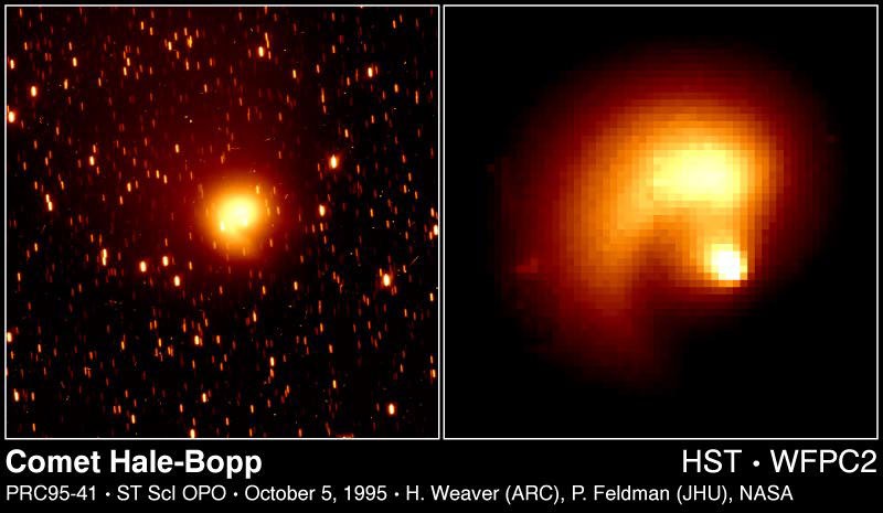 Material Ejected From Comet Hale Bopp Nasa Science