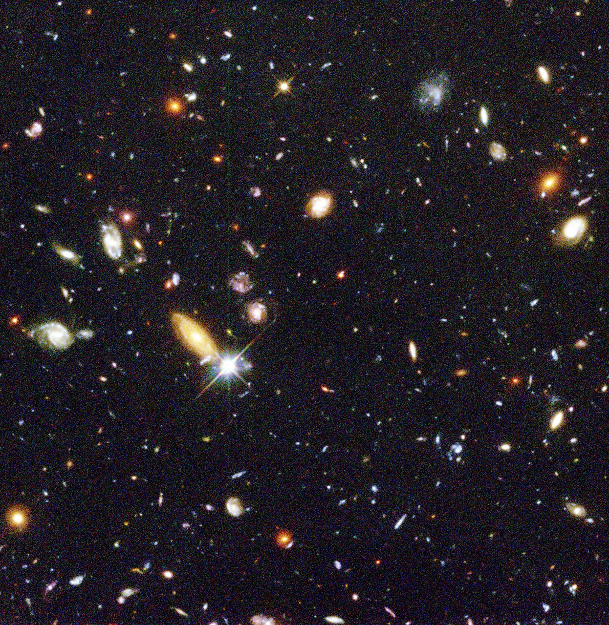 Hubble Deep Field Image Unveils Myriad Galaxies Back to the