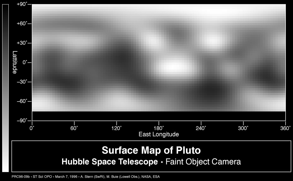 Map of Pluto's Surface - NASA Science