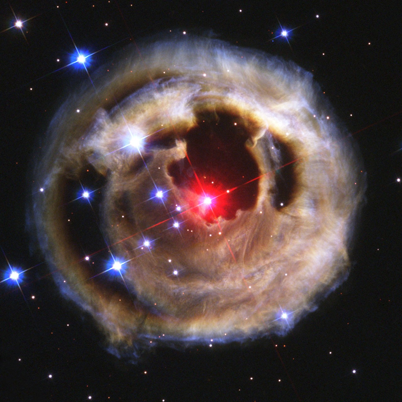 Light Echoes From Red Supergiant Star V838 Monocerotis - October