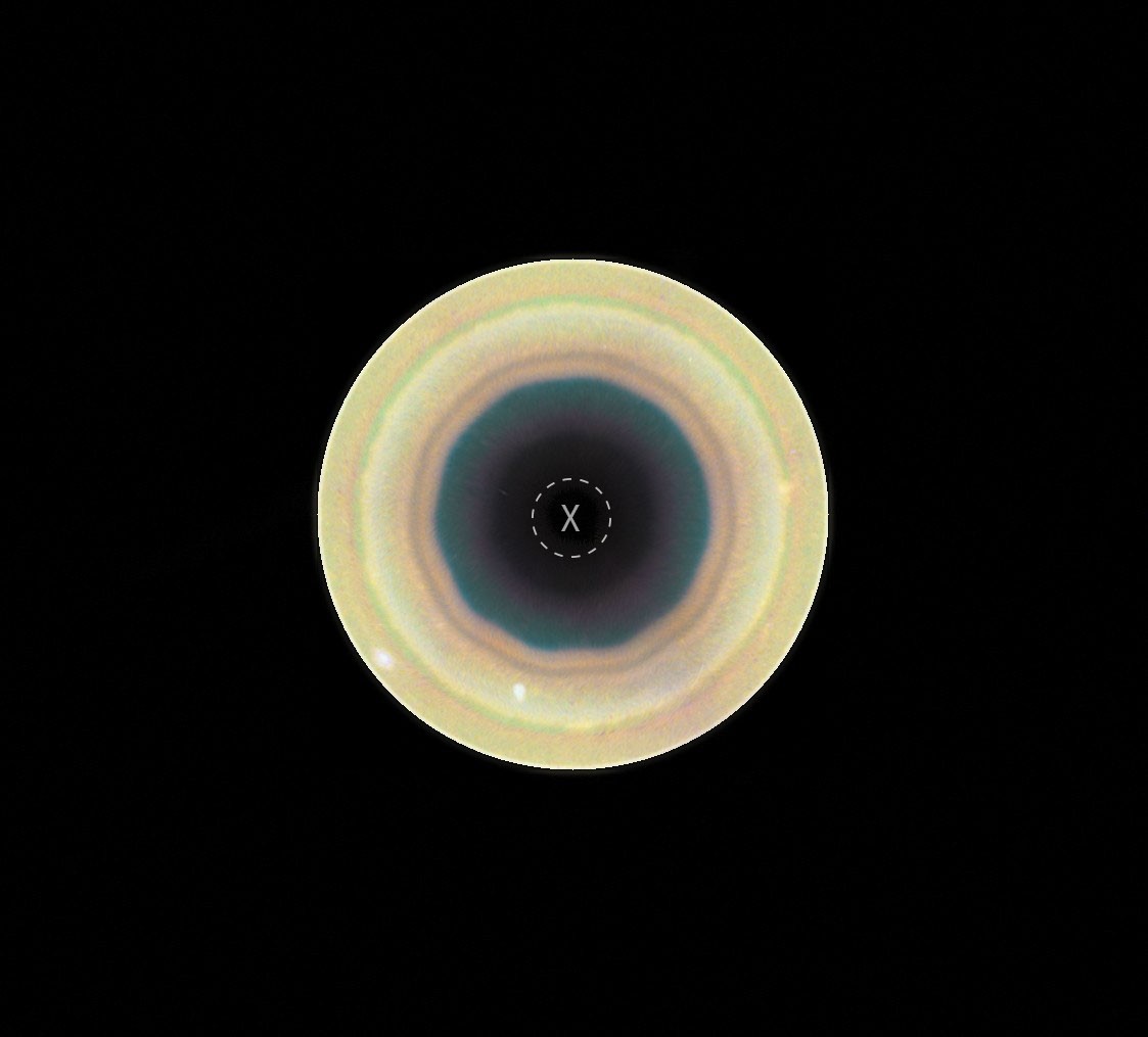 APOD: 2026 September 8 – Hubble: Decagon Around Saturn’s South Pole
