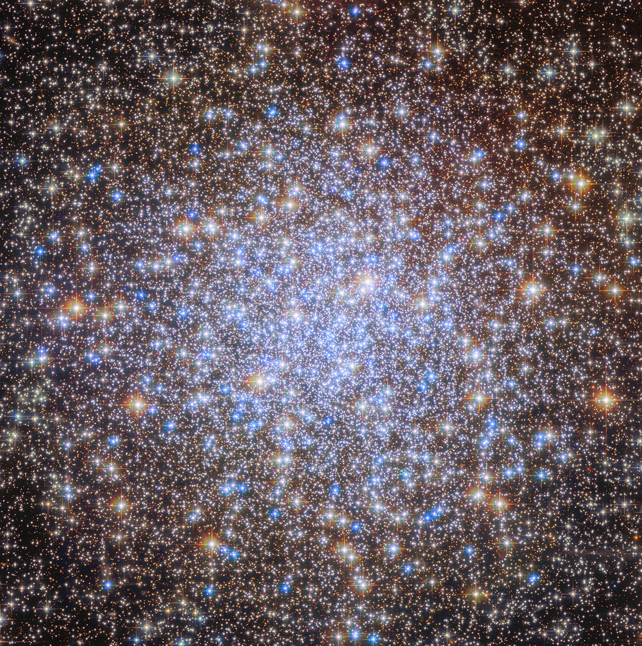 Hubble Spies Starry Chandelier