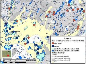Prairie Pothole Region waterbody extent and chemistry
