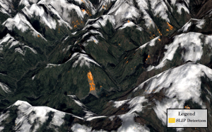 SLIP detected landslides