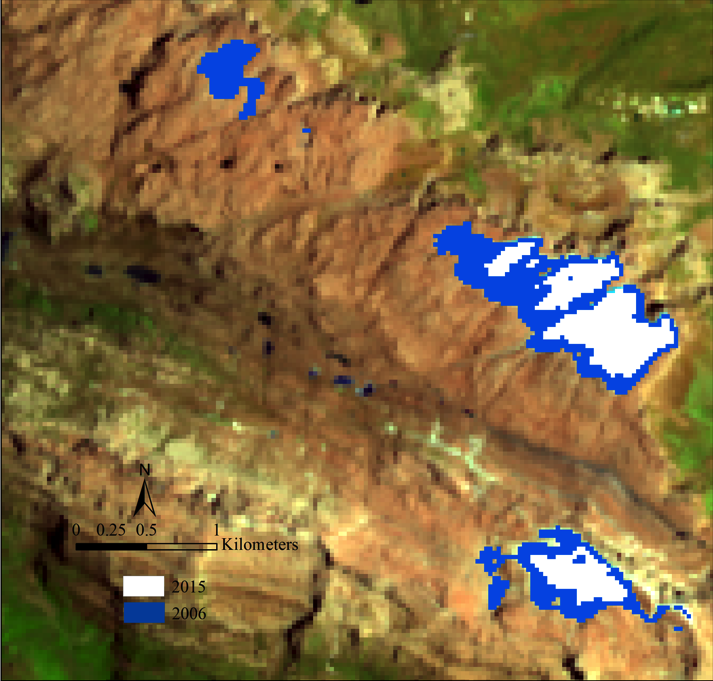 Ice loss of the Puncak Jaya glaciers