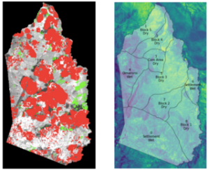 Habitat loss map