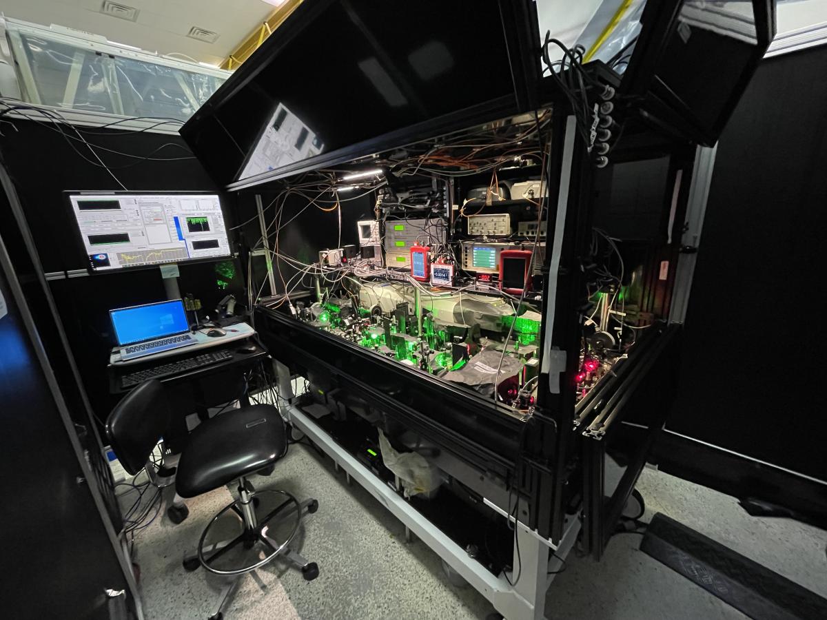 The GLAMR lab, home of the Goddard Laser for Absolute Measurement of Radiance