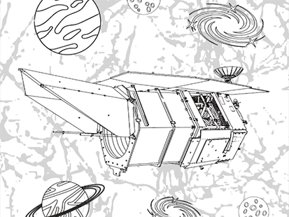 Roman coloring page to print for outreach activities