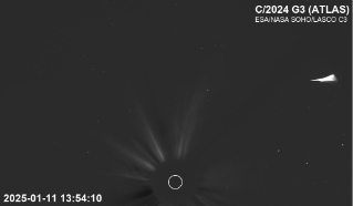 Bright Comet’s Tail Dazzles in Images from ESA/NASA SOHO Spacecraft ...