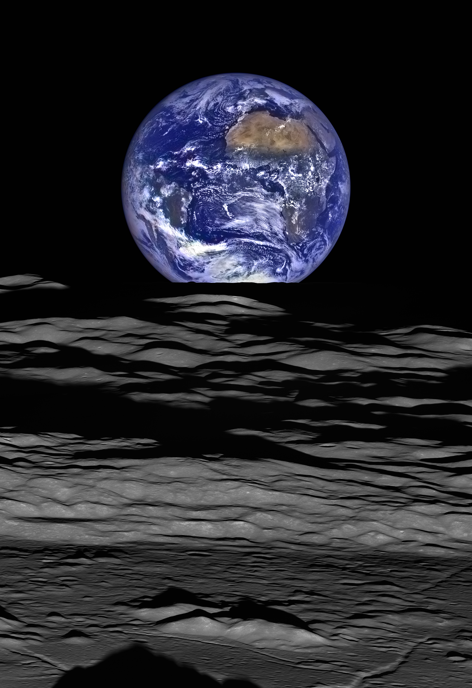 Earthrise from the Lunar Reconnaissance Orbiter (LRO) - NASA Science