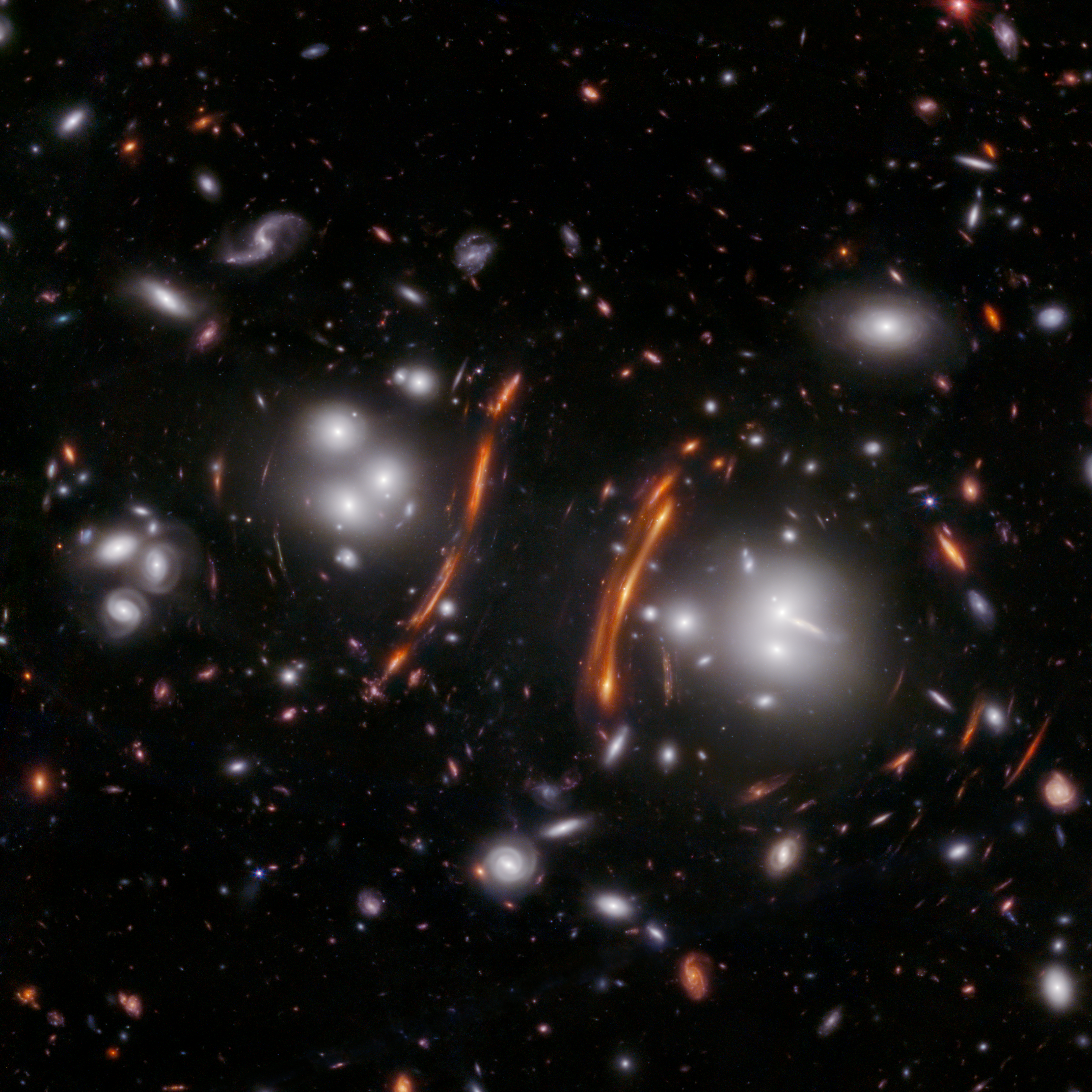 Galaxy Cluster PLCK G165.7 (NIRCam Image) - NASA Science