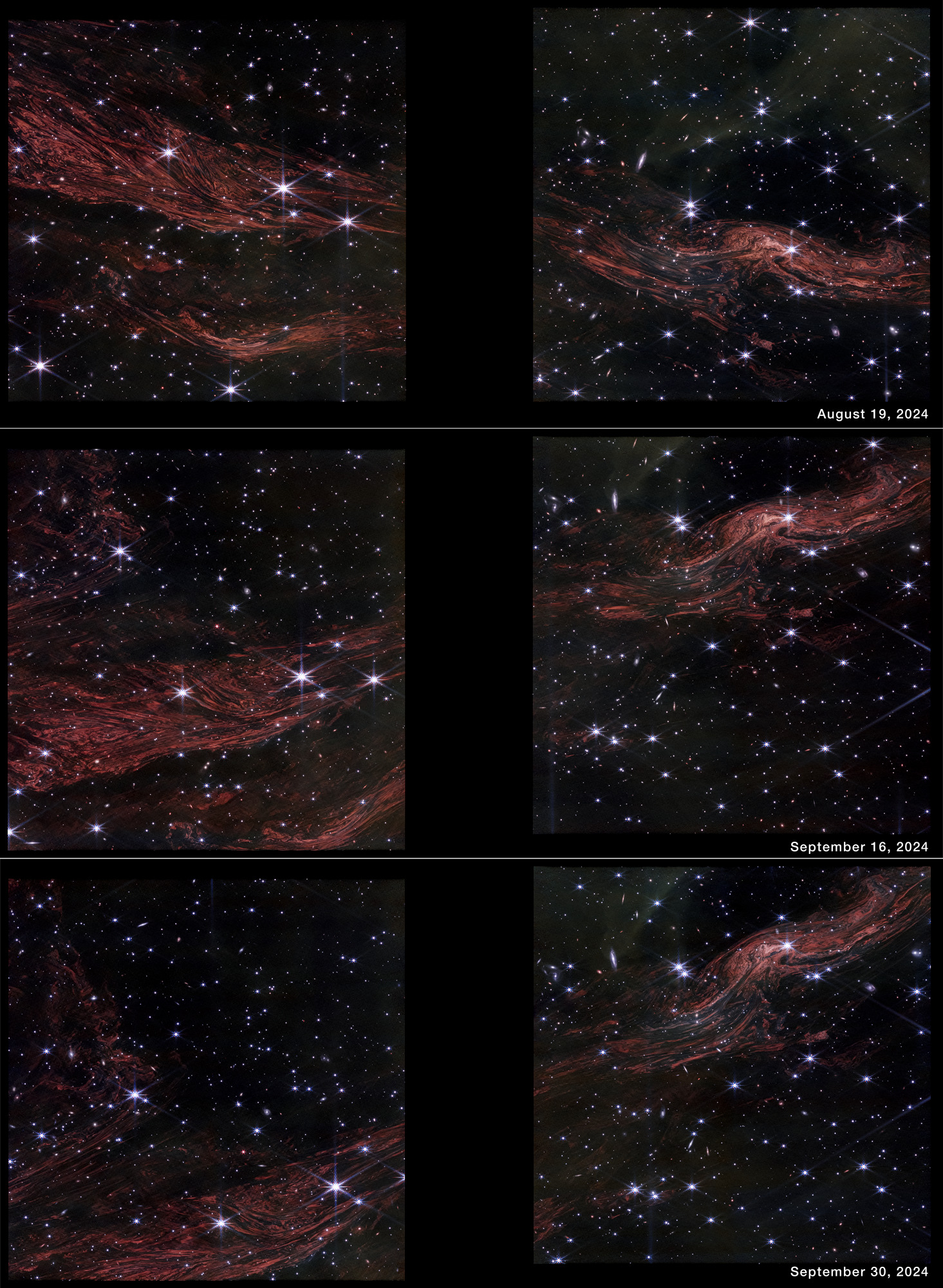 Cassiopeia A Light Echoes (NIRCam Images) - NASA Science