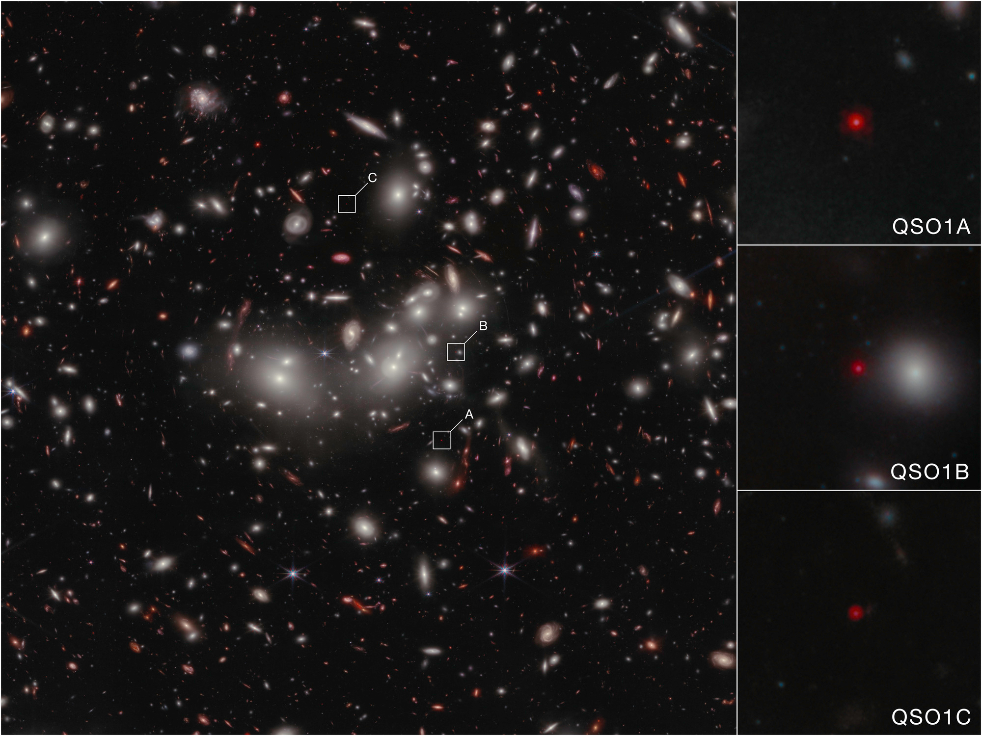 Little Red Dot Abell2744-QSO1 (NIRCam Image) - NASA Science